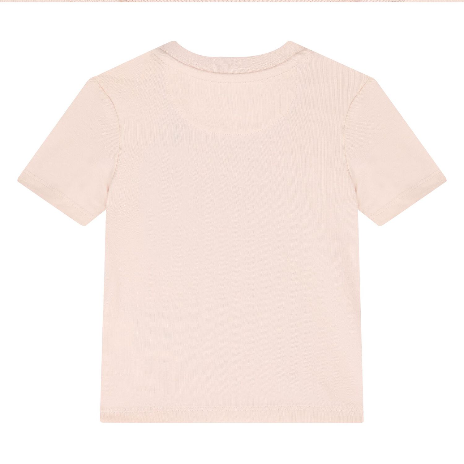 طقم شورت قطن للبنات بالشعار باللون الوردي    , 2, hi-res image number null