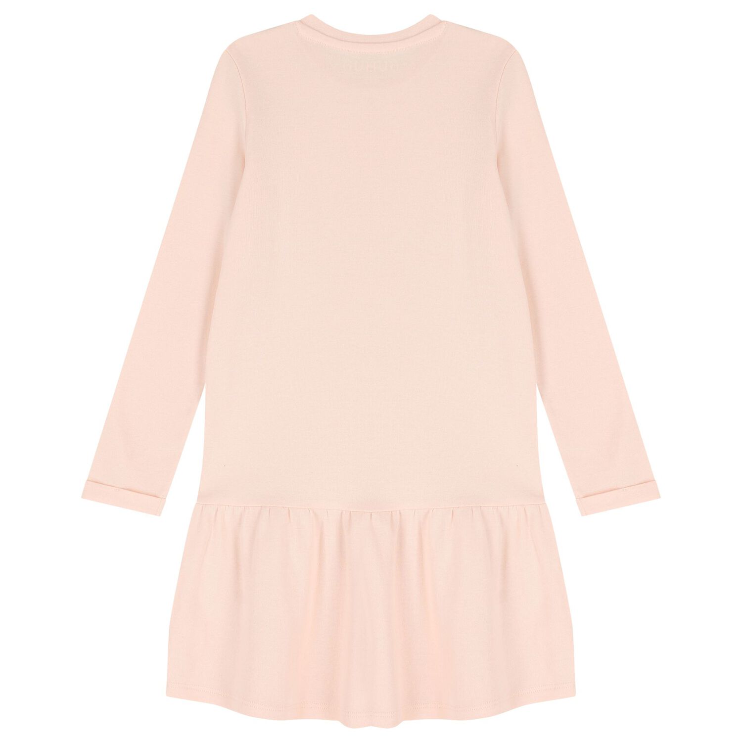 Girls Pink Logo Dress, 1, hi-res