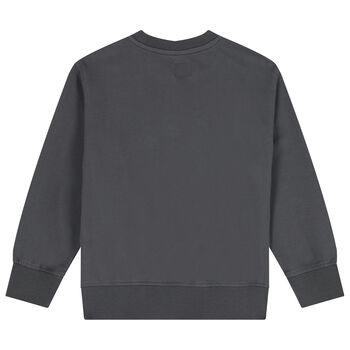 Boys Khaki Logo Sweatshirt