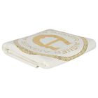Ivory & Gold Logo Baby Blanket, 1, hi-res