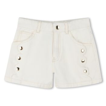 Girls Ivory Shorts