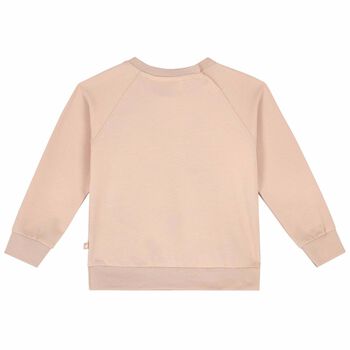 Younger Girls Pink Horse Long Sleeve Top