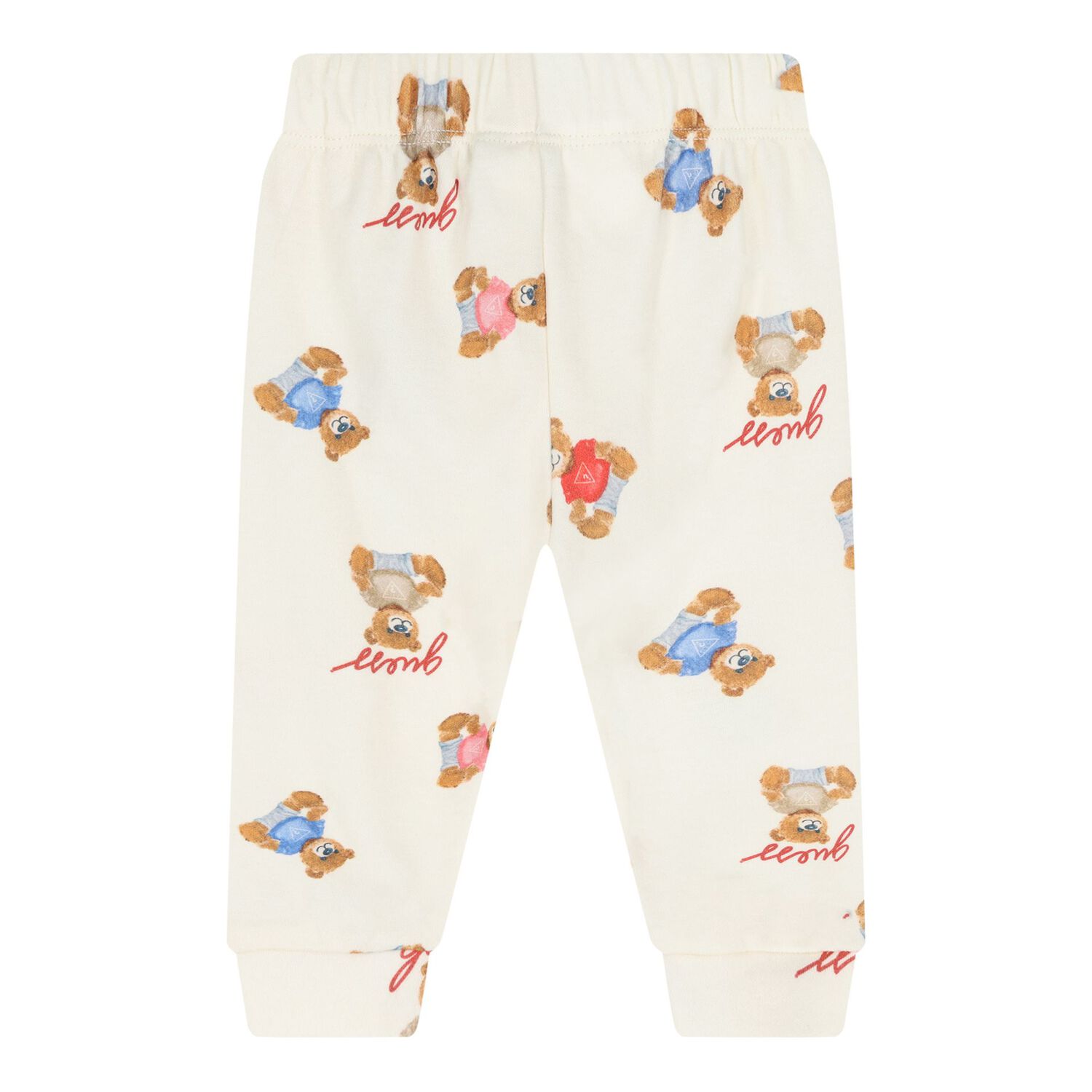 Ivory & White Teddy Bear Bodysuit Set, 1, hi-res