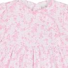 Baby Girls White & Pink Old English Roses Babygrow, 1, hi-res