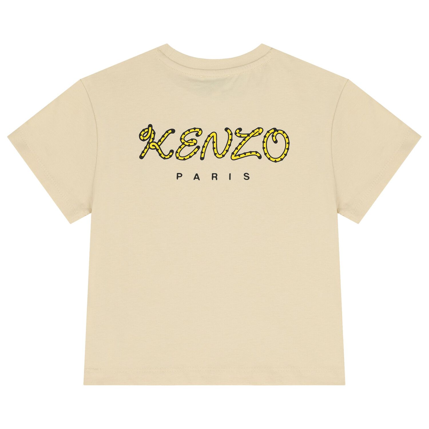 تيشيرت بشعار النمر باللون البيج, 1, hi-res