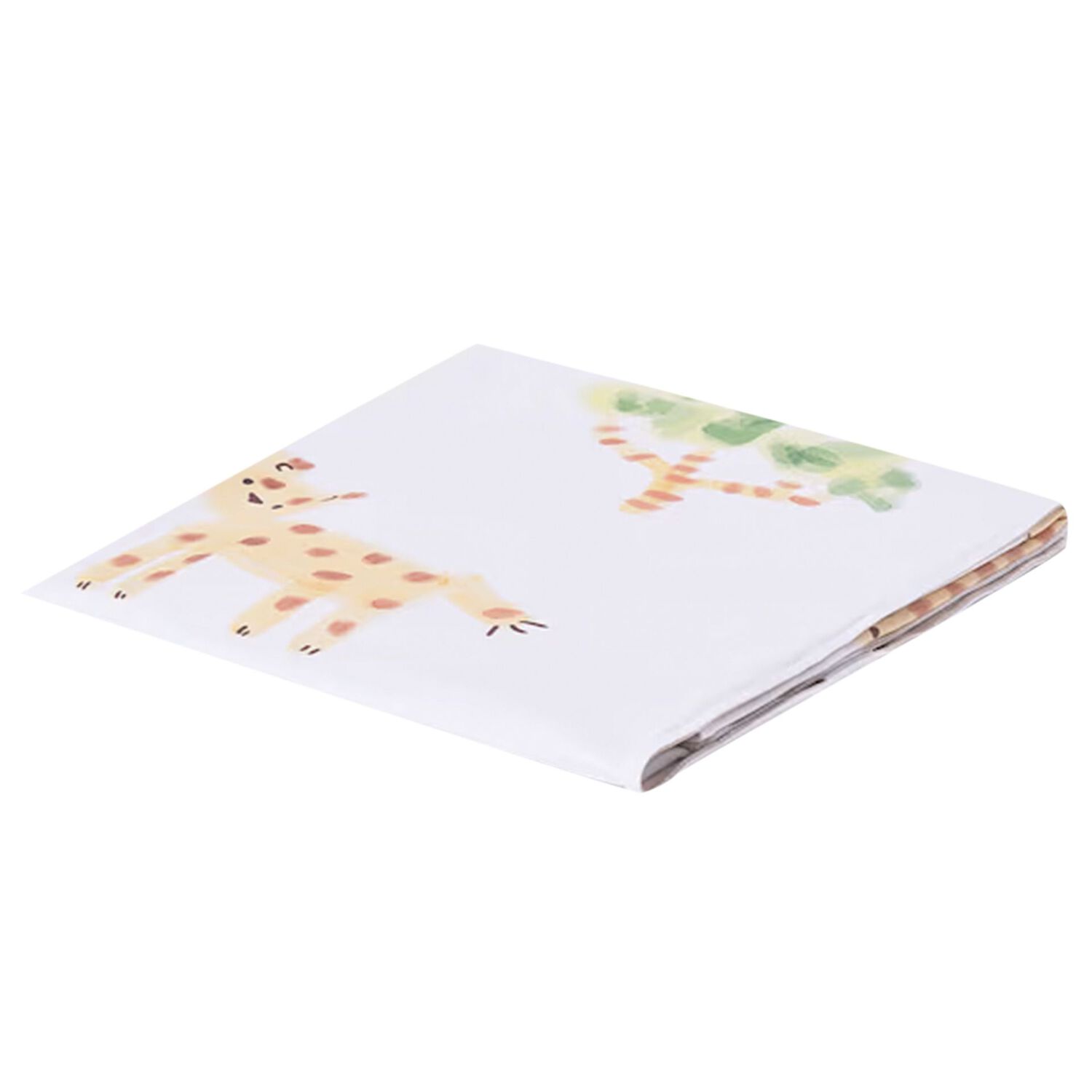 Baby Boys White & Beige Safari Blanket, 2, hi-res