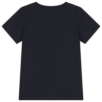 تيشيرت اولاد بالشعار تيدى بير باللون الكحلى 