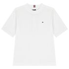 Boys White Logo T-Shirt, 2, hi-res