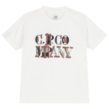 Boys White Logo T-Shirt 