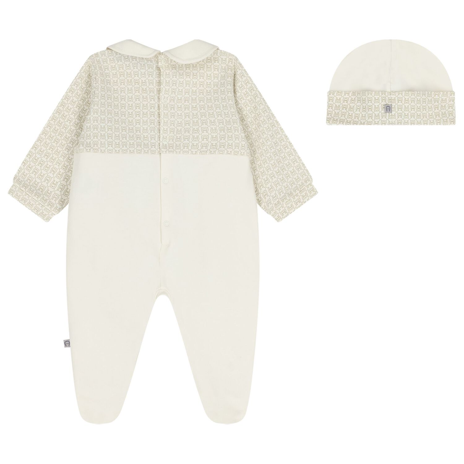 Ivory Logo Babygrow Gift Set , 1, hi-res