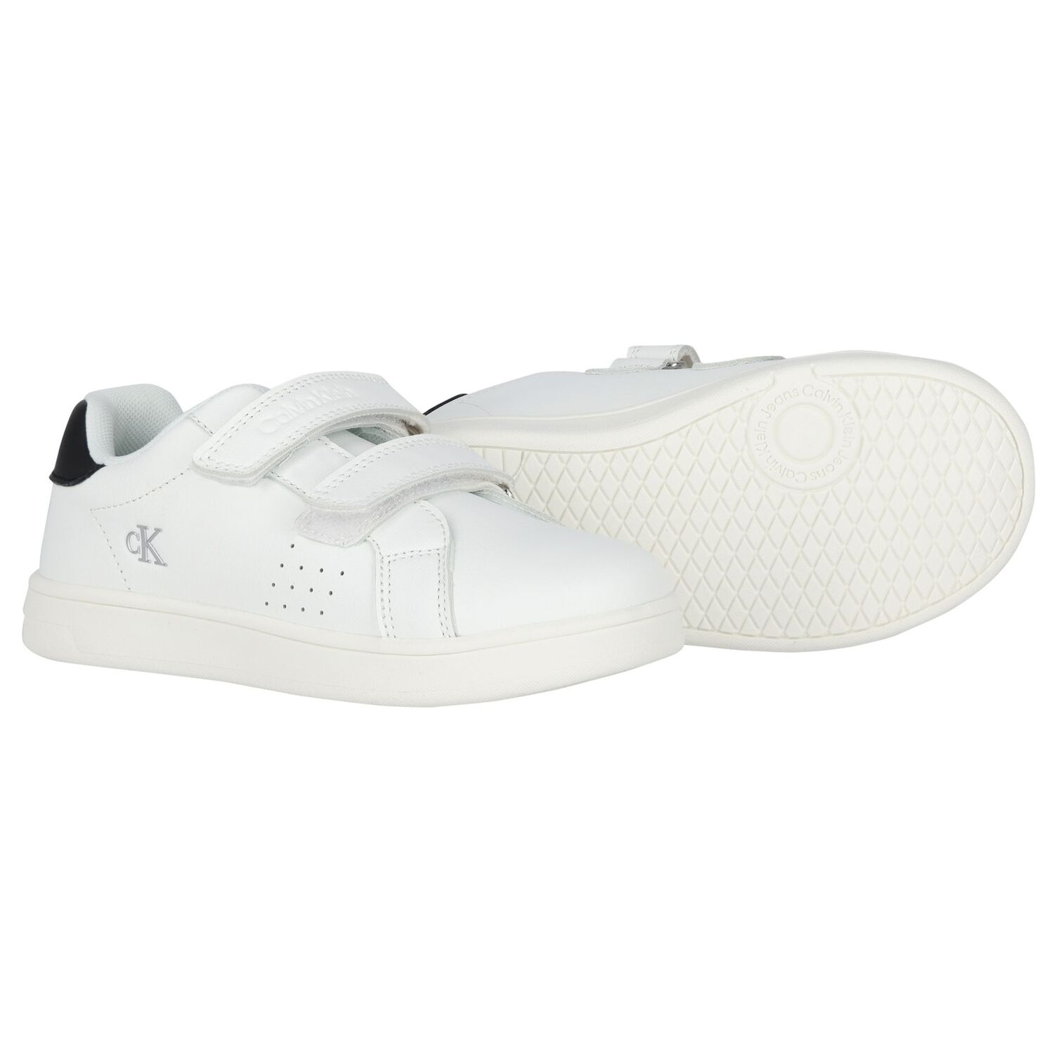 حذاء رياضي بالشعار الأبيض, 1, hi-res