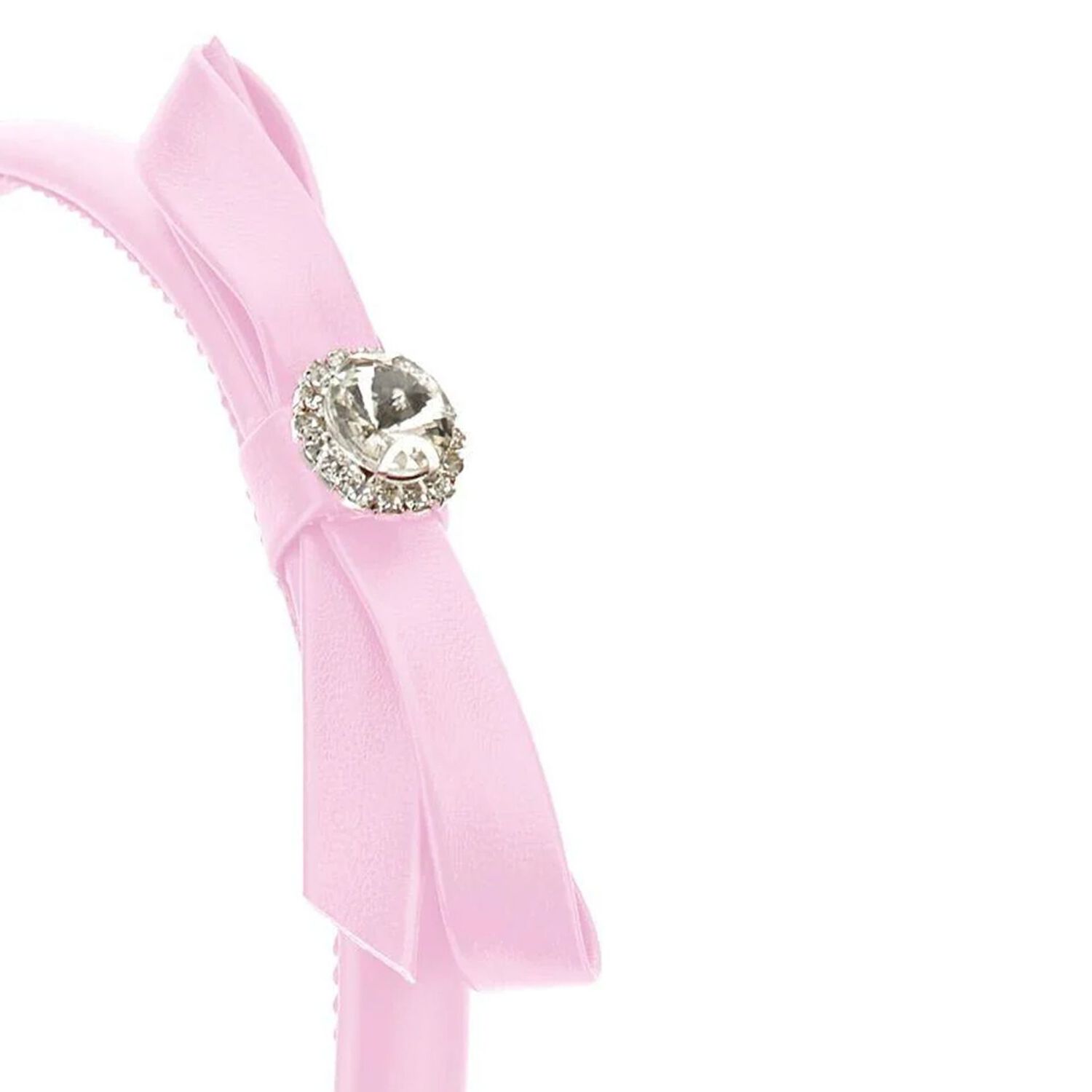 Girls Pink Bow Headband, 3, hi-res