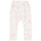 Baby Girls Ivory & Pink Toile Du Jouy Pyjamas, 1, hi-res