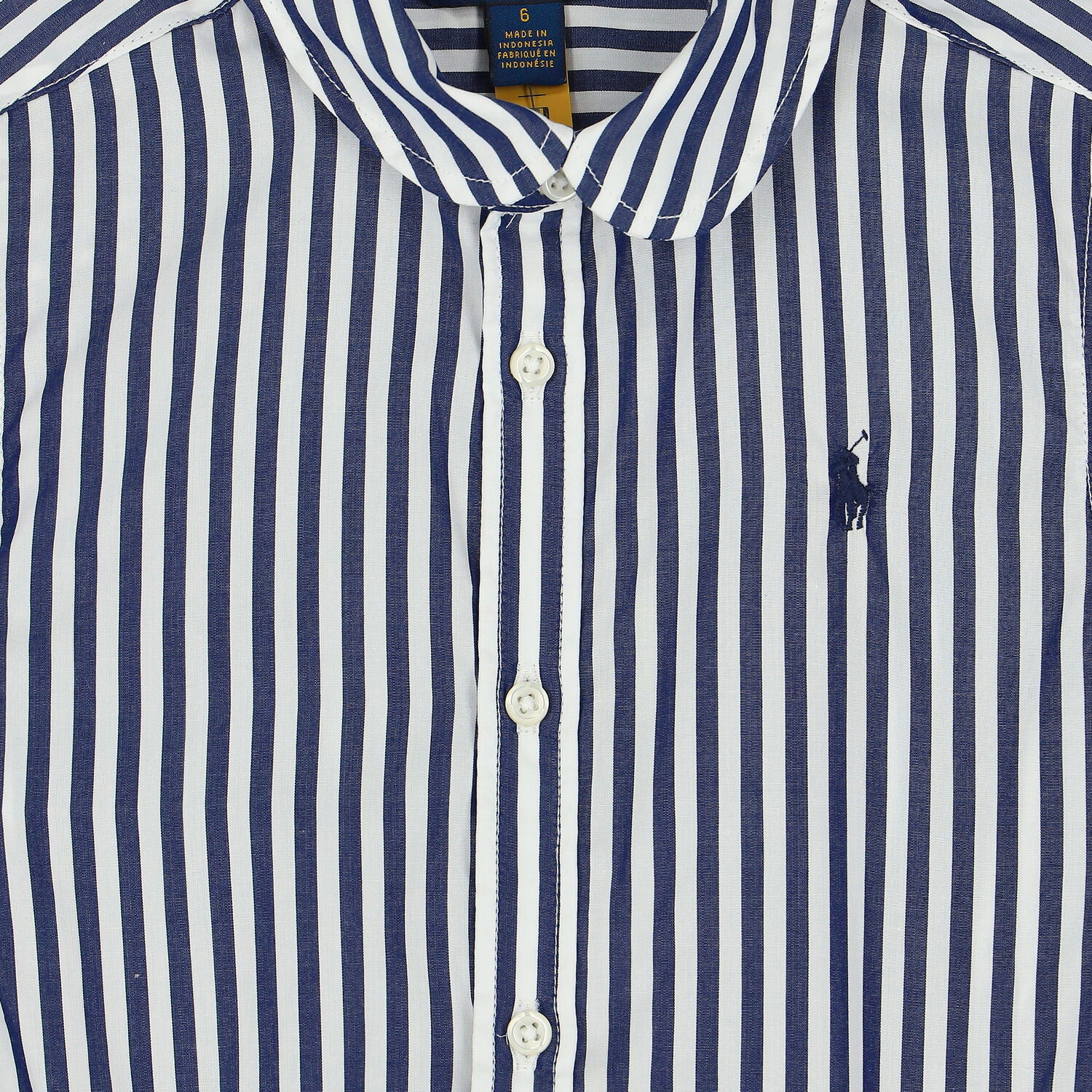 فستان مخطط باللون الكحلى والابيض, 1, hi-res