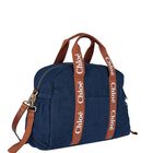 Navy Blue Logo Baby Changing Bag, 1, hi-res
