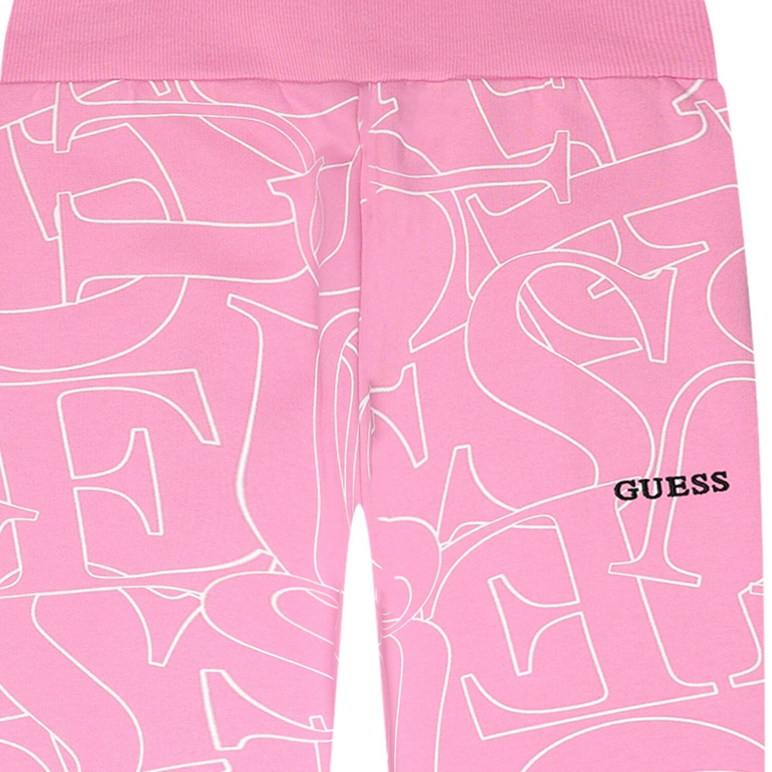 Girls Pink Logo Joggers, 1, hi-res