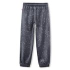 Girls Grey Dot Trousers, 1, hi-res