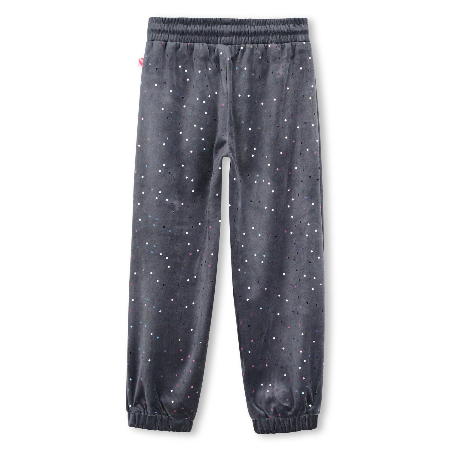 Girls Grey Dot Trousers, 1, hi-res