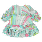 Younger Girls Multi-Coloured Iride Pastel Dress, 1, hi-res