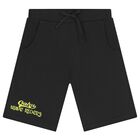 Boys Green & Black Shorts Set, 1, hi-res