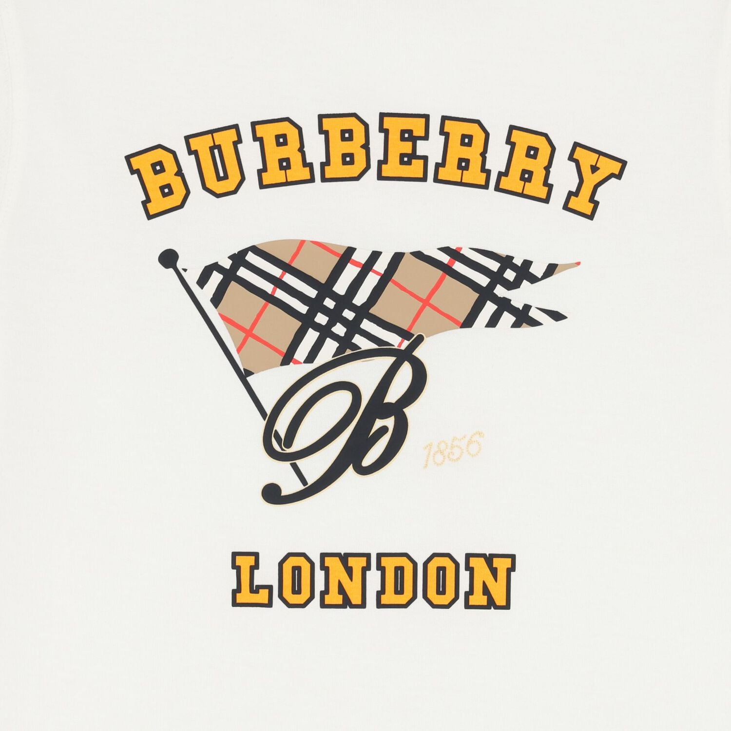 Boys Ivory Logo Flag T-Shirt, 1, hi-res