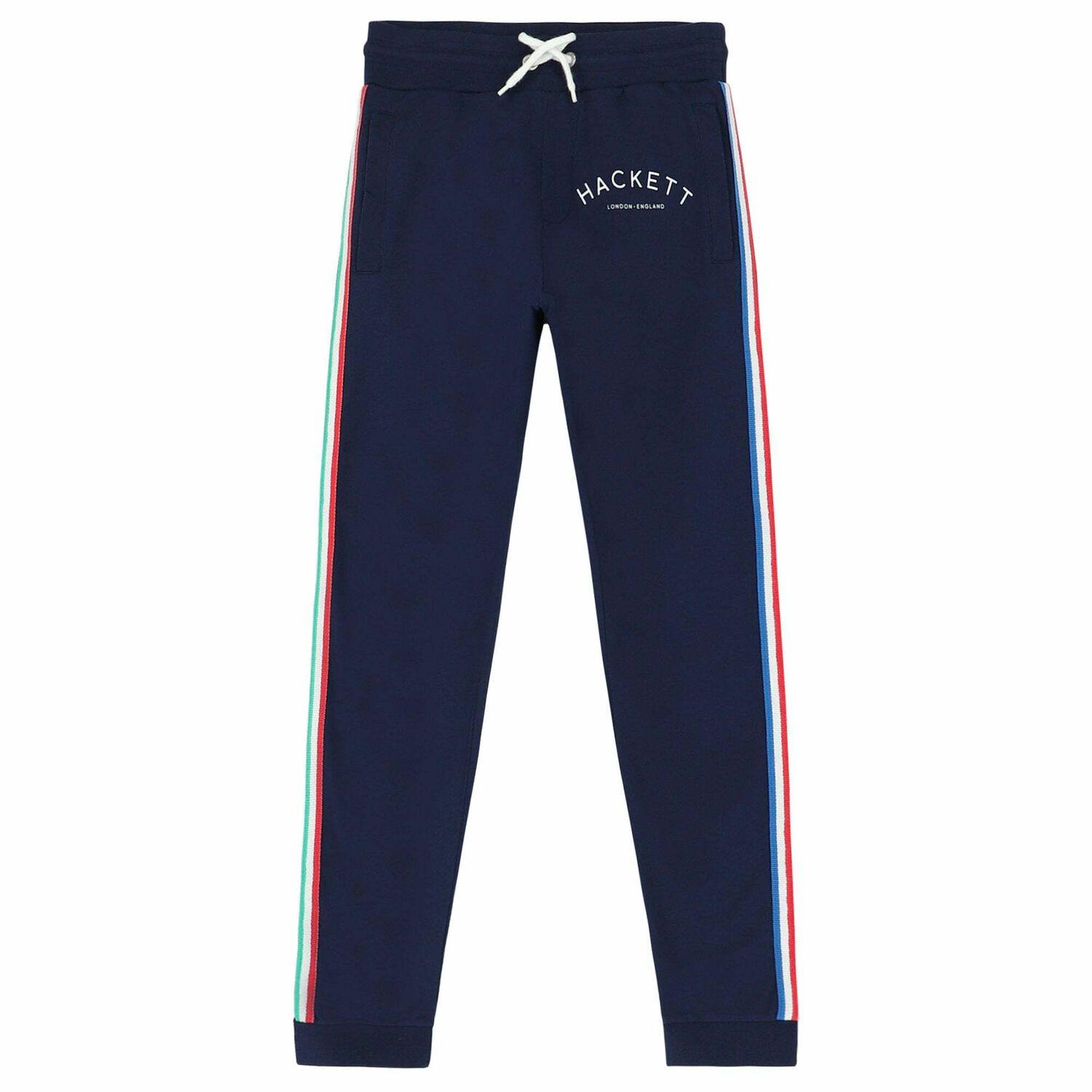 Boys Navy Logo Joggers, 1, hi-res