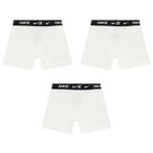 Boys White Boxer Shorts ( 3-Pack ), 2, hi-res
