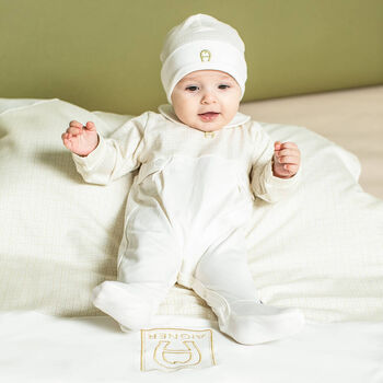 Ivory & Gold Logo Blanket