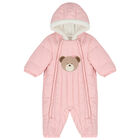 بدلة ثلج بنات باللون الوردى, 1, hi-res