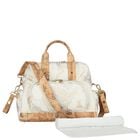 Ivory & Gold Geo Map Baby Changing Bag, 1, hi-res