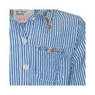 Girls Blue Striped Long Sleeved Dress, 1, hi-res
