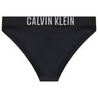 مايوه بكيني بنات بالشعار باللون الأسود, 1, hi-res