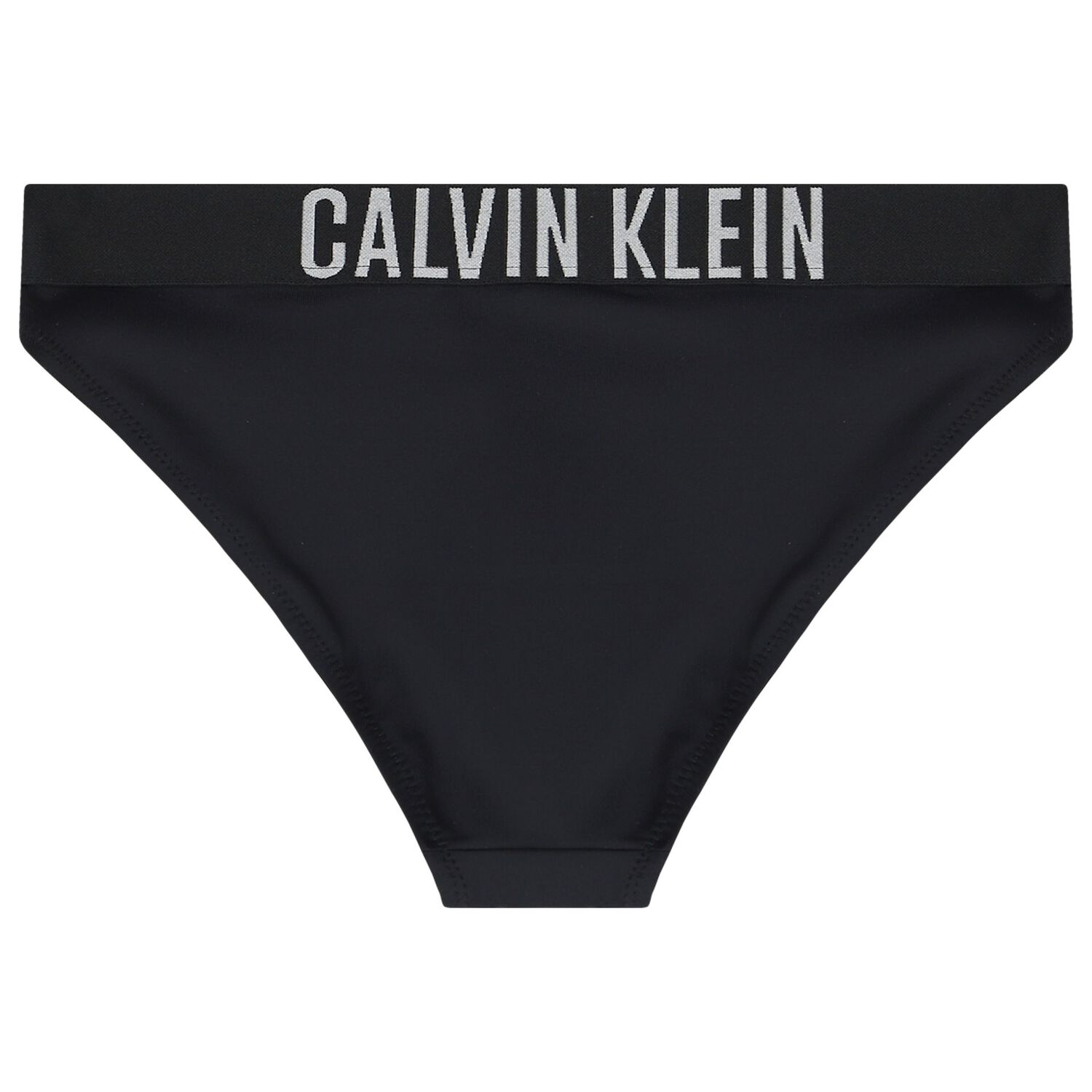 مايوه بكيني بنات بالشعار باللون الأسود, 1, hi-res image number null