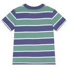 طقم شورت أطفال بشعار الدب باللون الأزرق والأخضر للأولاد, 1, hi-res