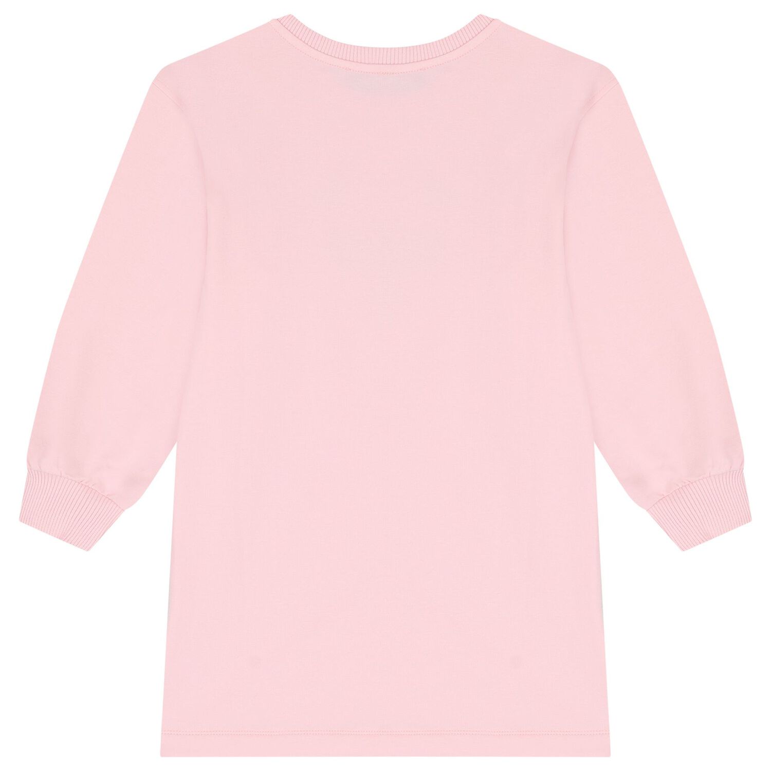 فستان بنات بالشعار بفيونكه باللون الوردى , 1, hi-res