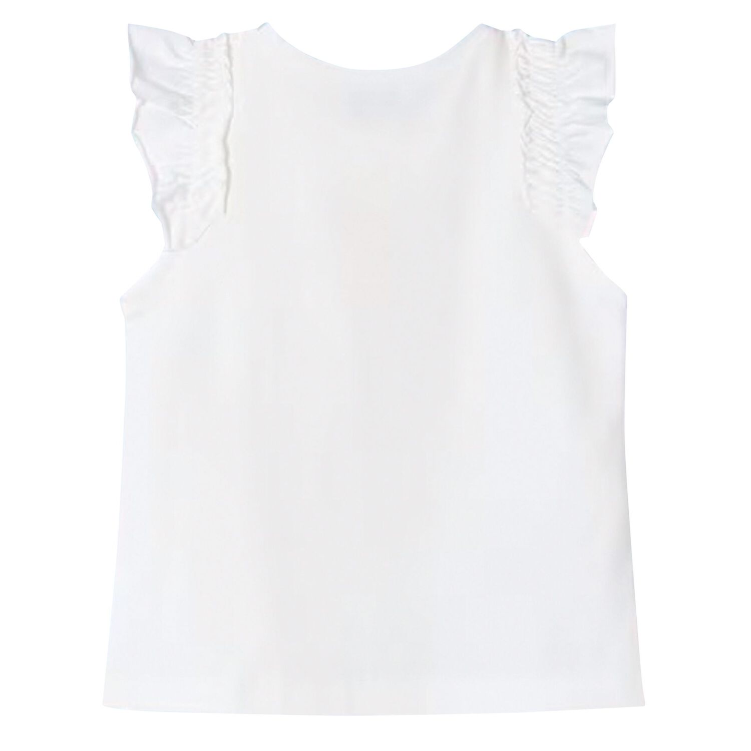 تيشيرت بنات باللون الأبيض, 1, hi-res