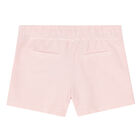 Girls Pink Logo Shorts, 1, hi-res