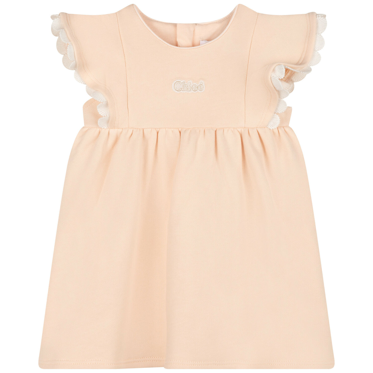 Younger Girls Pink Logo Dress, 1, hi-res image number null