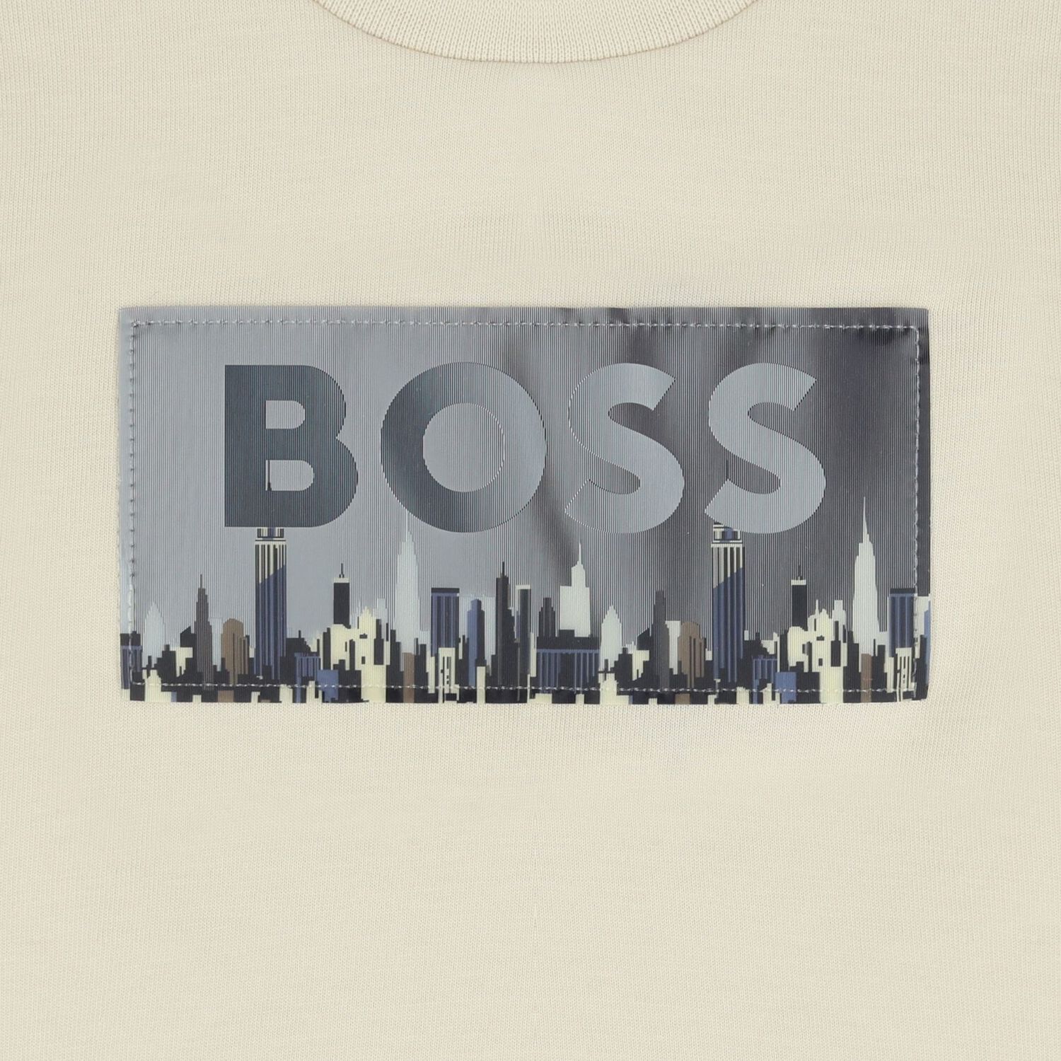 Younger Boys Ivory Logo T-Shirt, 1, hi-res