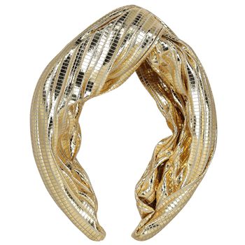Girls Metallic Gold Headband
