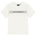 Boys Ivory Logo T-Shirt, 1, hi-res