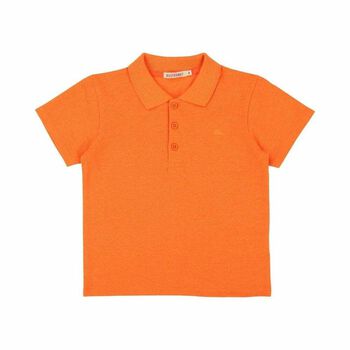Boys Orange Polo Shirt