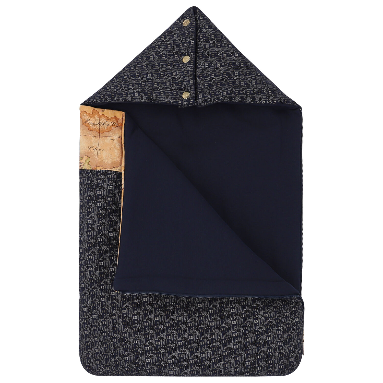 Navy Blue Logo Baby Nest, 1, hi-res