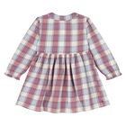 Baby Girls Blue & Pink Check Dress, 1, hi-res