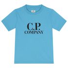 Boys Blue Logo T-Shirt, 3, hi-res