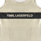 Girls Gold Logo Swimsuit, 1, hi-res