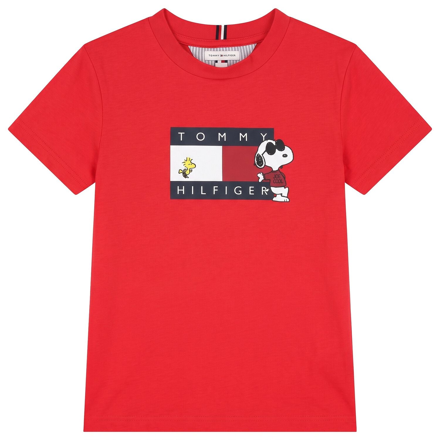 Boys Red Snoopy Logo T-Shirt, 2, hi-res