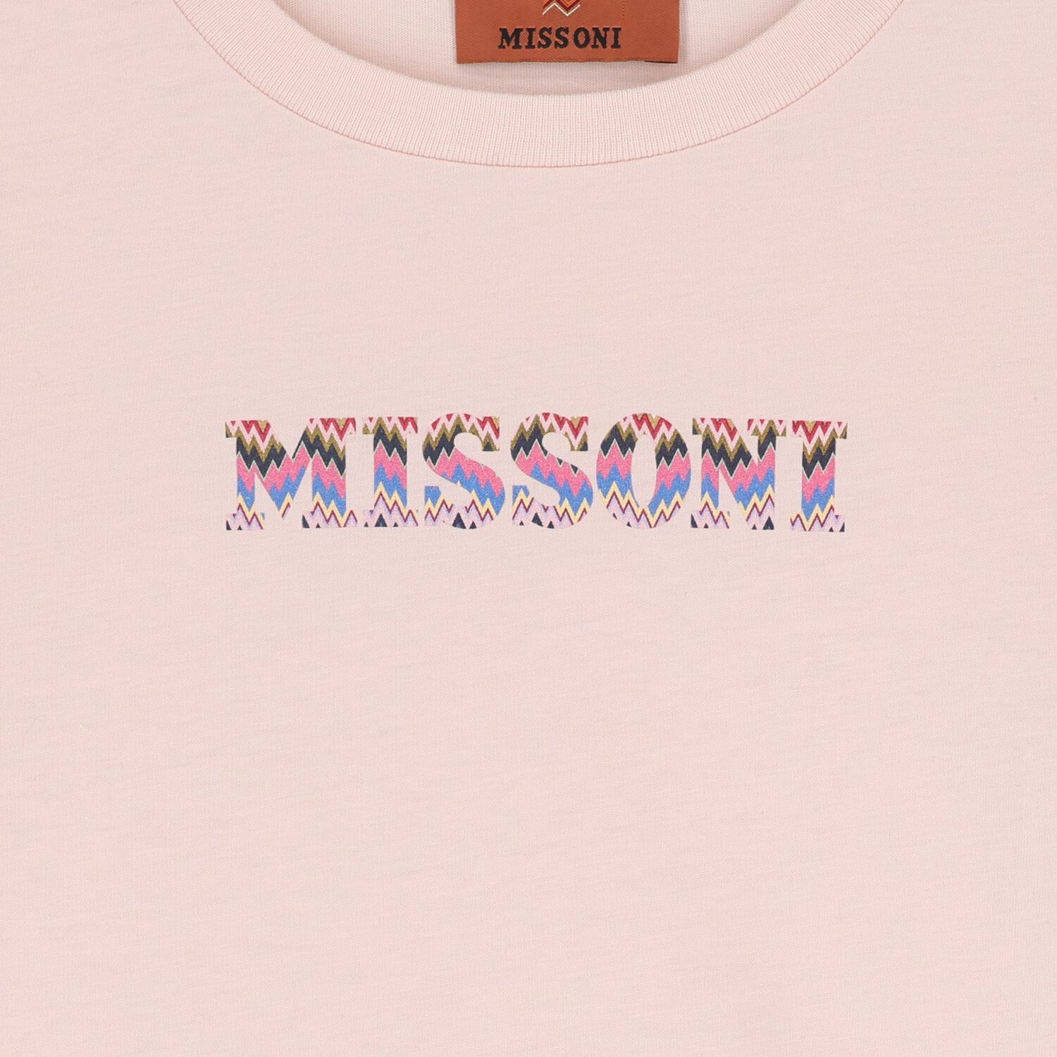Girls Pink Logo T-Shirt, 2, hi-res