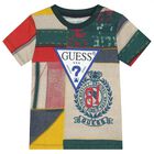 طقم شورت أولاد بالشعار متعدد الألوان, 2, hi-res