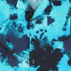 Boys Blue Abstract Logo Shirt, 1, hi-res